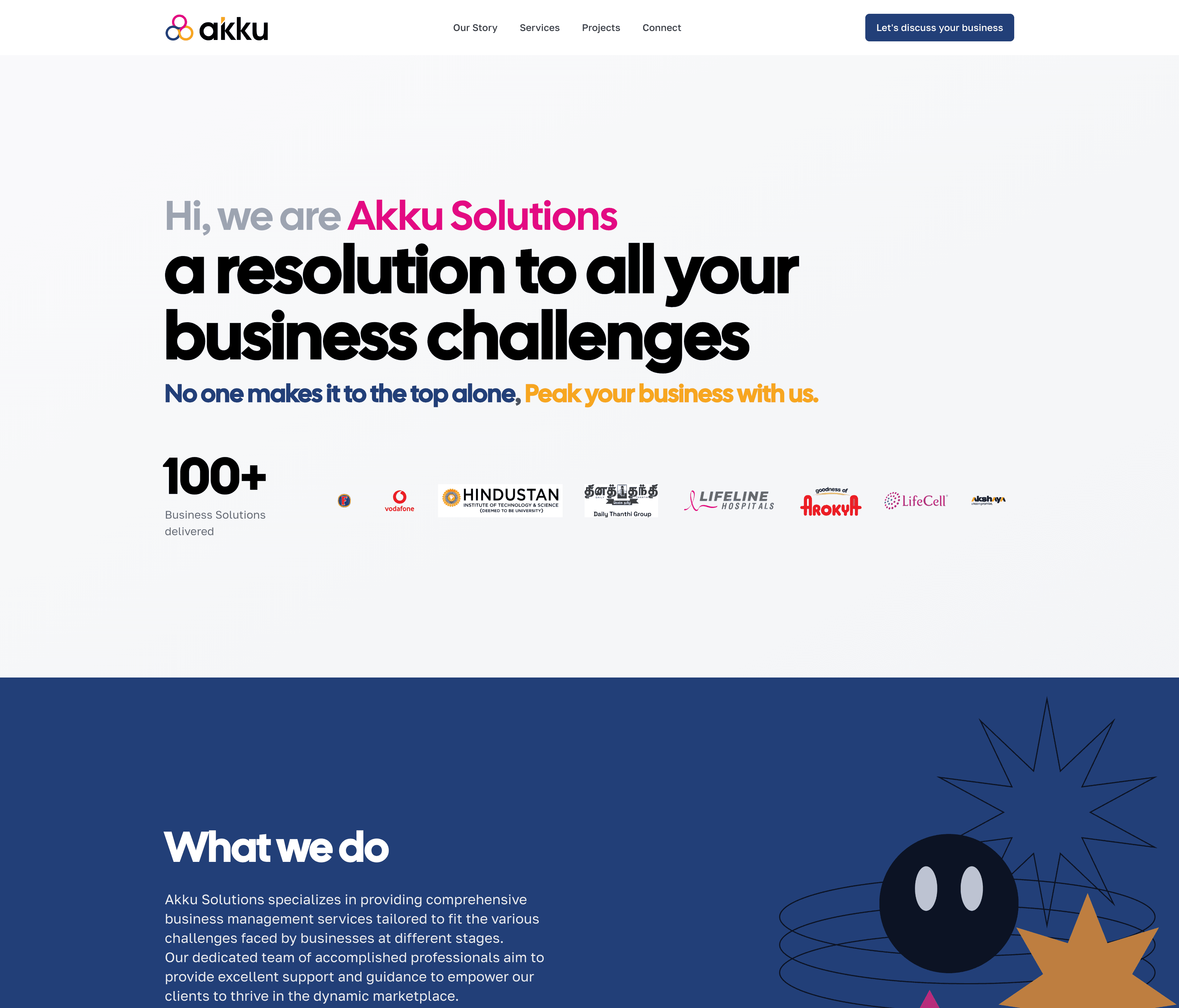 Akku Solutions website