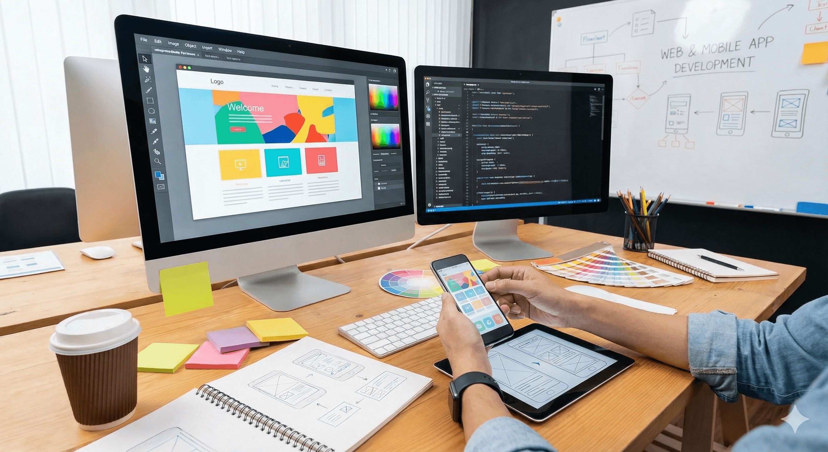 Web & Mobile Development illustration